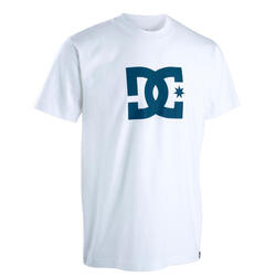 Camiseta de skate manga corta algodón Hombre y Mujer DC Shoes blanca