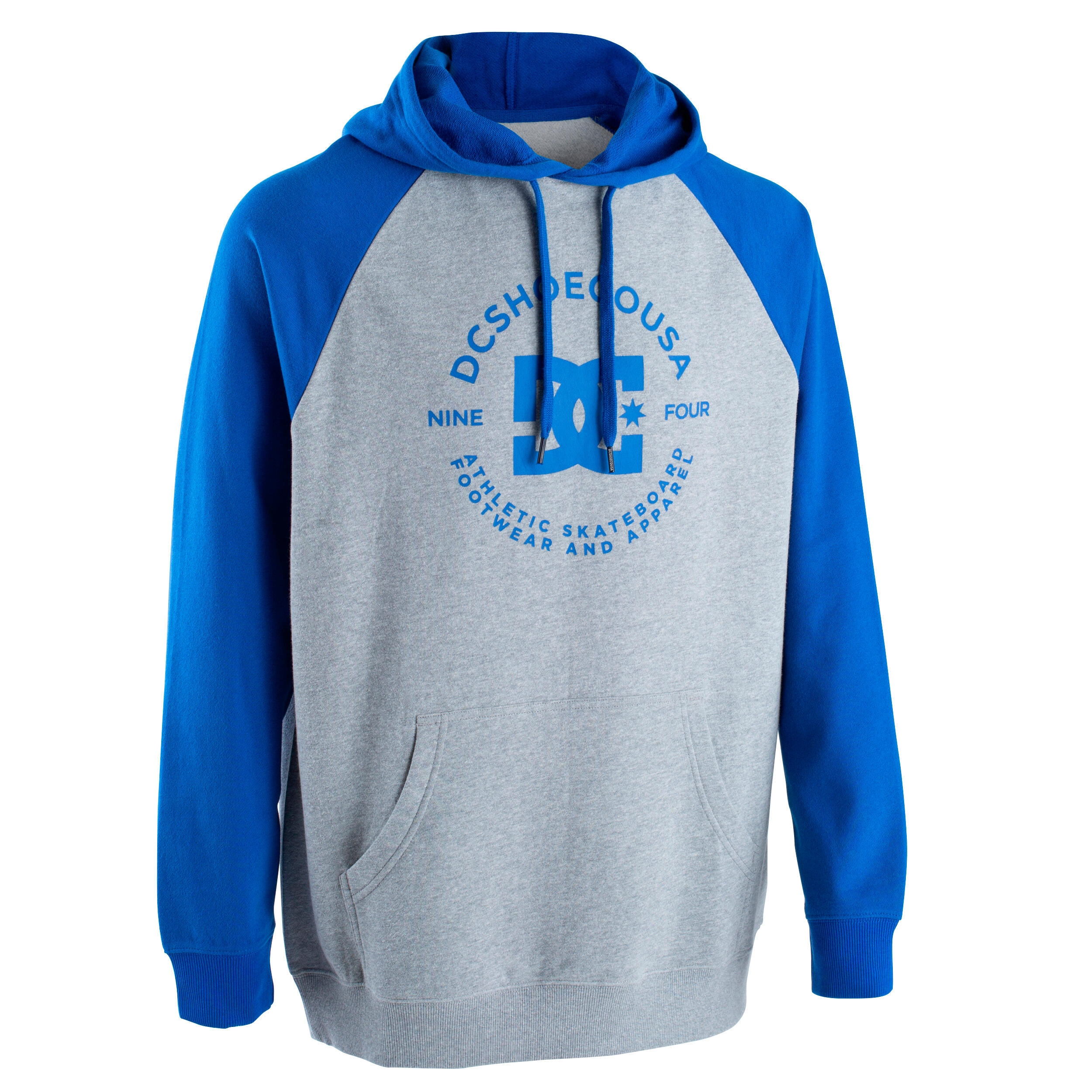 Hanorac Cu Gluga Skateboard Nova Raglan Gri-albastru Adulti