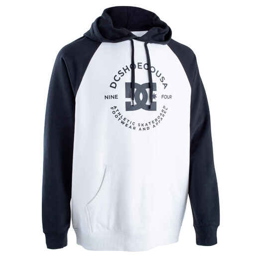 
      Men's/Women's Raglan Sleeve Hooded Sweatshirt Nova - White/Black
  