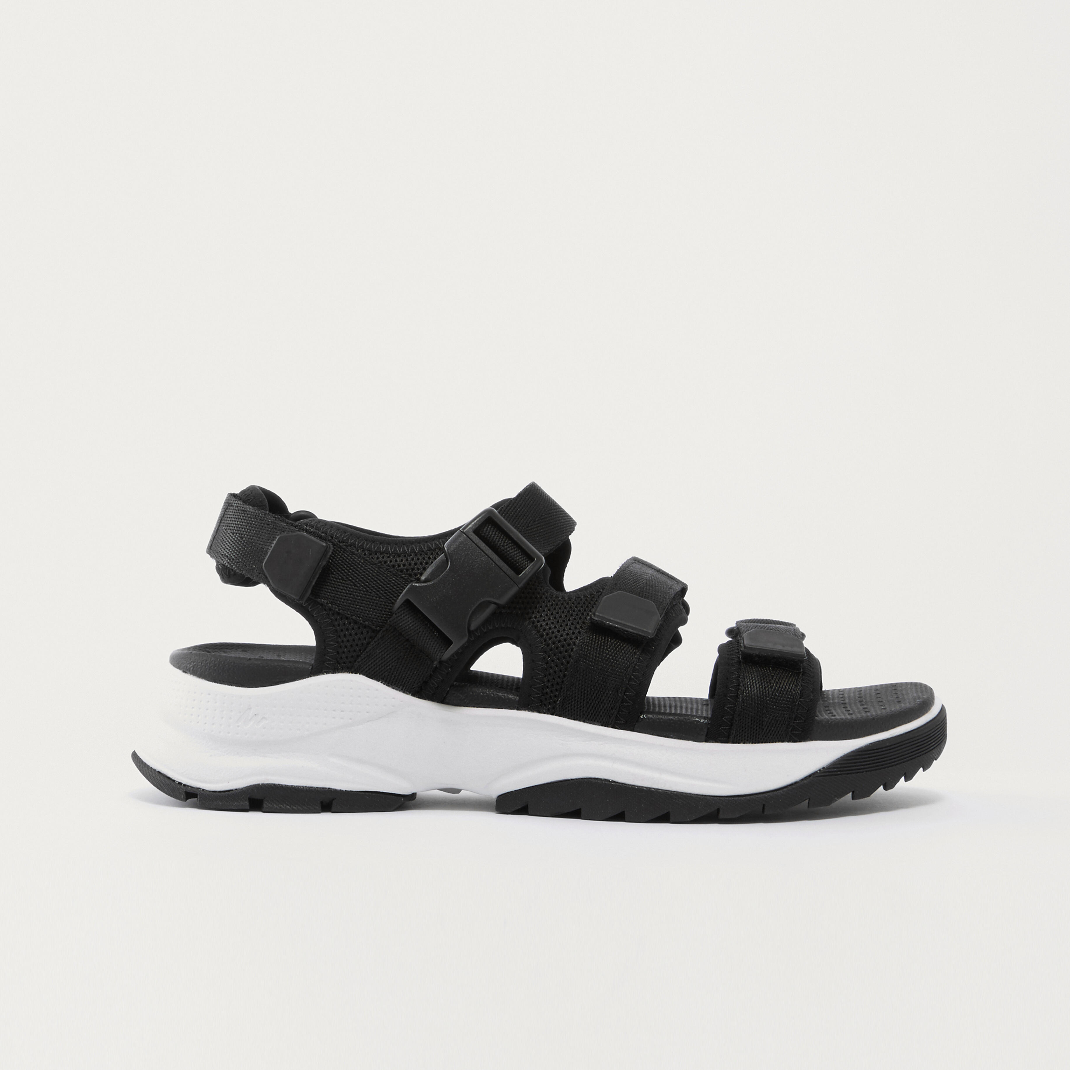 Women’s hiking sandals - NH110 - Black