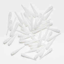 50 Plastic (Soft Tip) Dart Tips - White