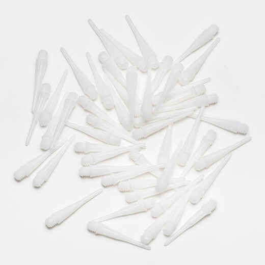 
      50 Plastic (Soft Tip) Dart Tips - White
  