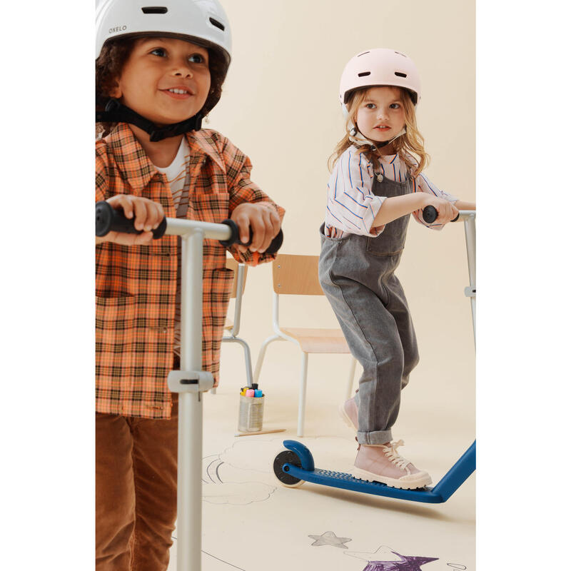 Patinete Scooter Niños Oxelo Learn 500 Azul