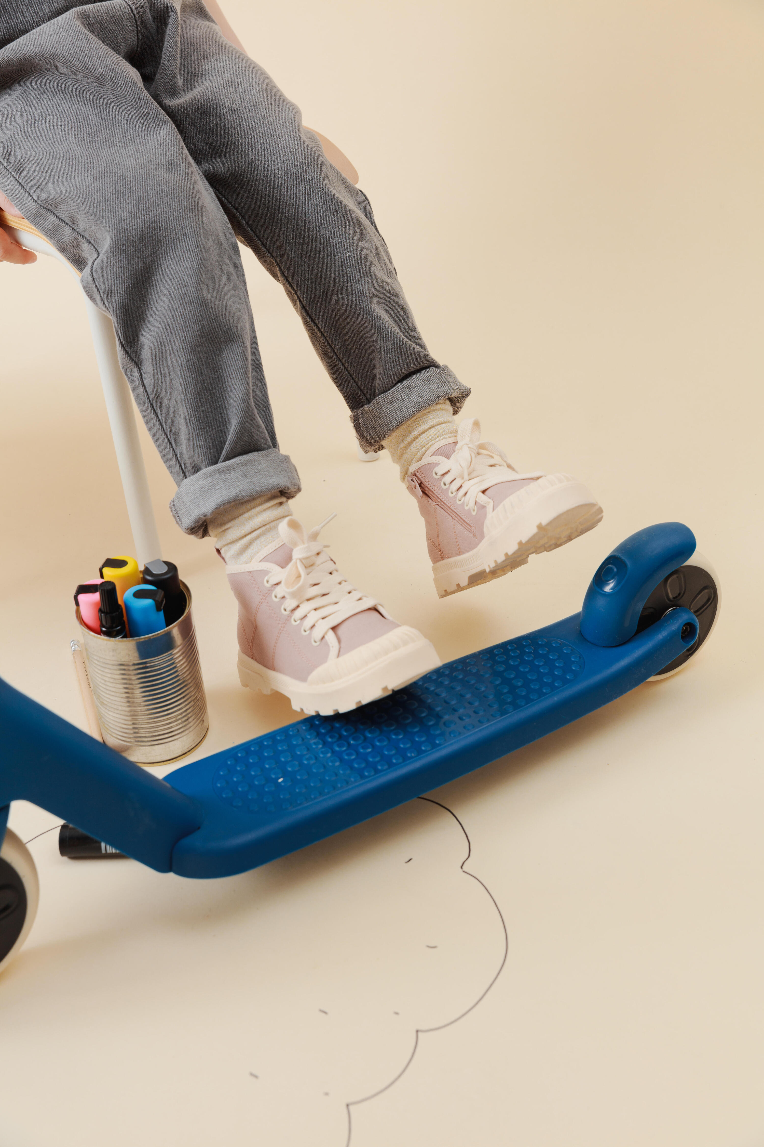 Kinderstep L500 blauw 8/11