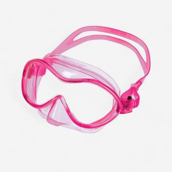 Maschera snorkeling Baia Kid bambino rosa