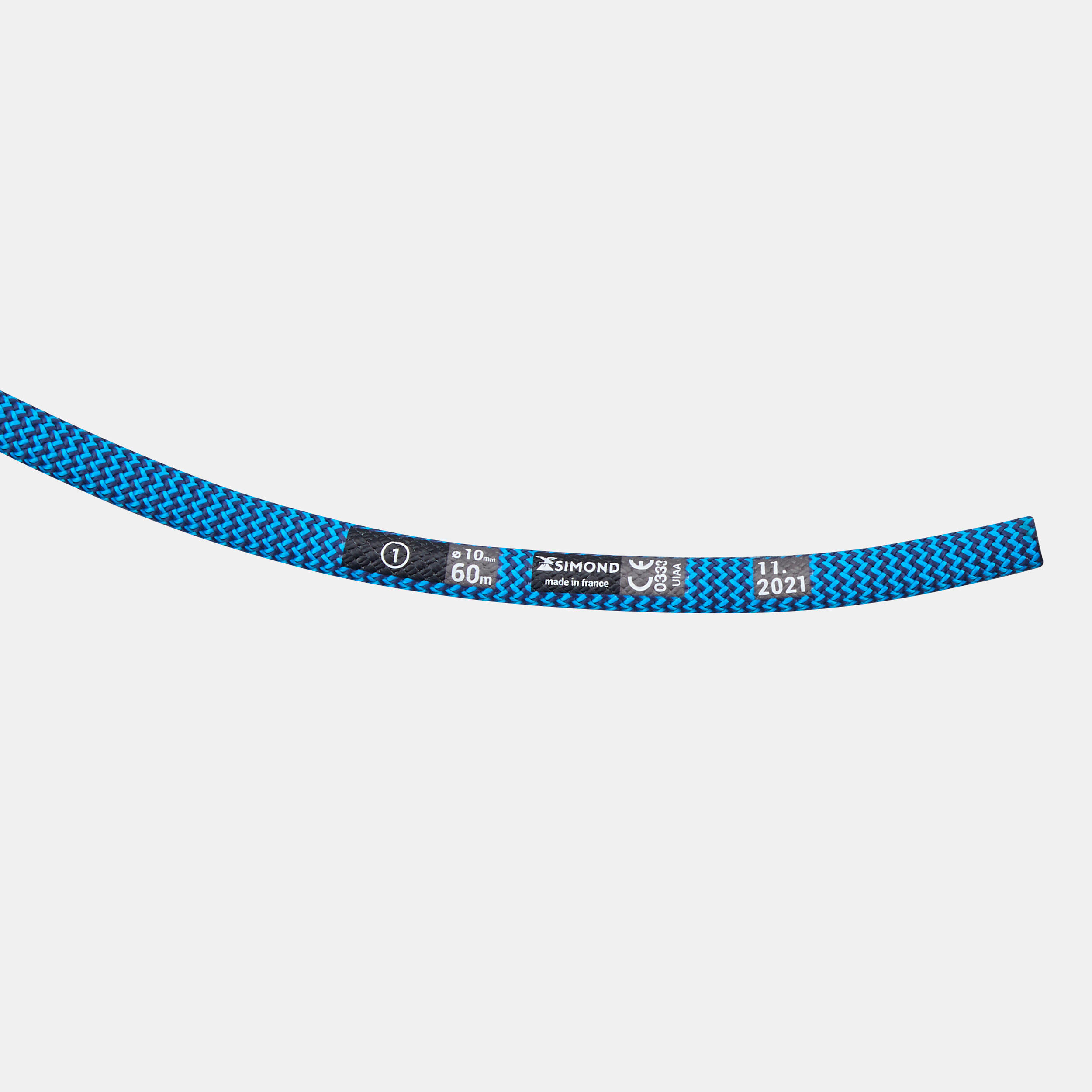 Corde d’escalade 10 mm x 60 m (0,39″ X 196’) - Klimb - SIMOND