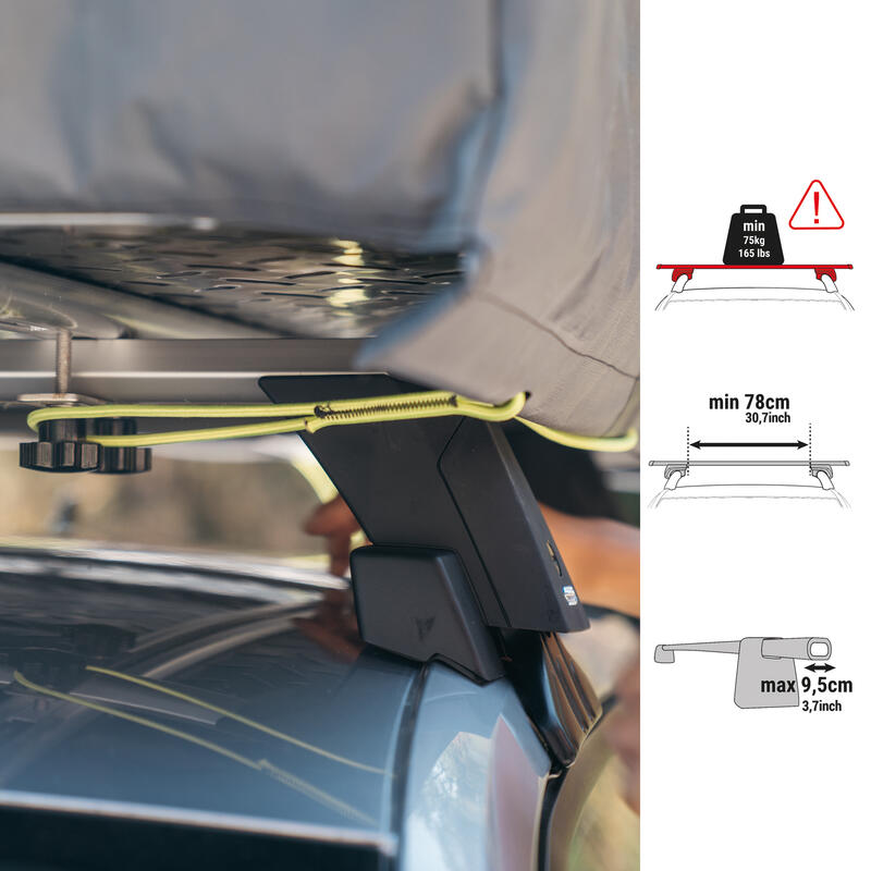 Décathlon sort enfin une tente de toit adaptable à tous les véhicules