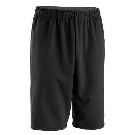 Kratke hlače za nogomet Viralto Club dulje za odrasle crno-sive
