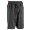 Kratke hlače za nogomet Viralto Club dulje za odrasle crveno-sive