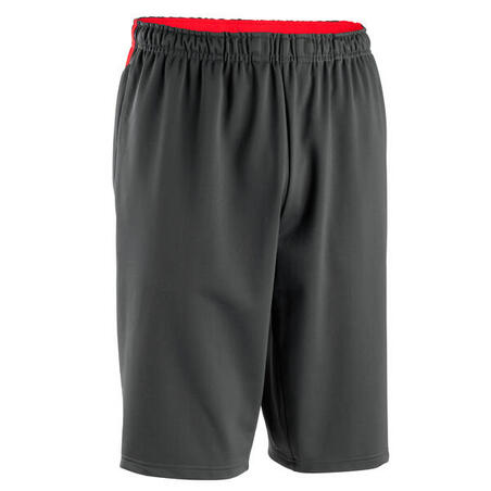Långa shorts VIRALTO CLUB vuxen röd och kolgrå