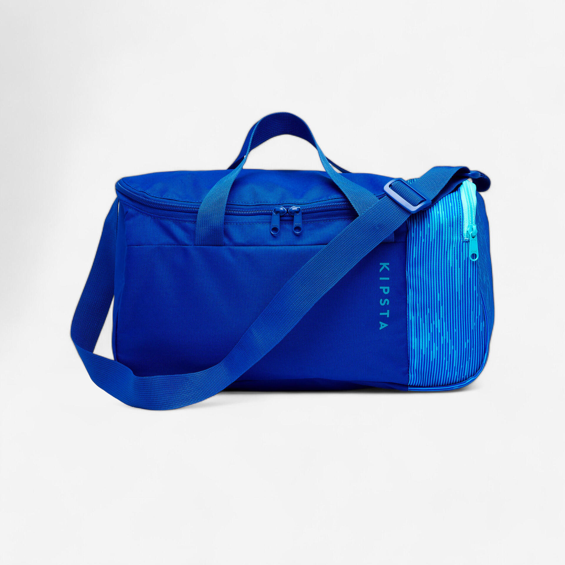 20L KIPSTA sports bag in cobalt blue with bright blue accents