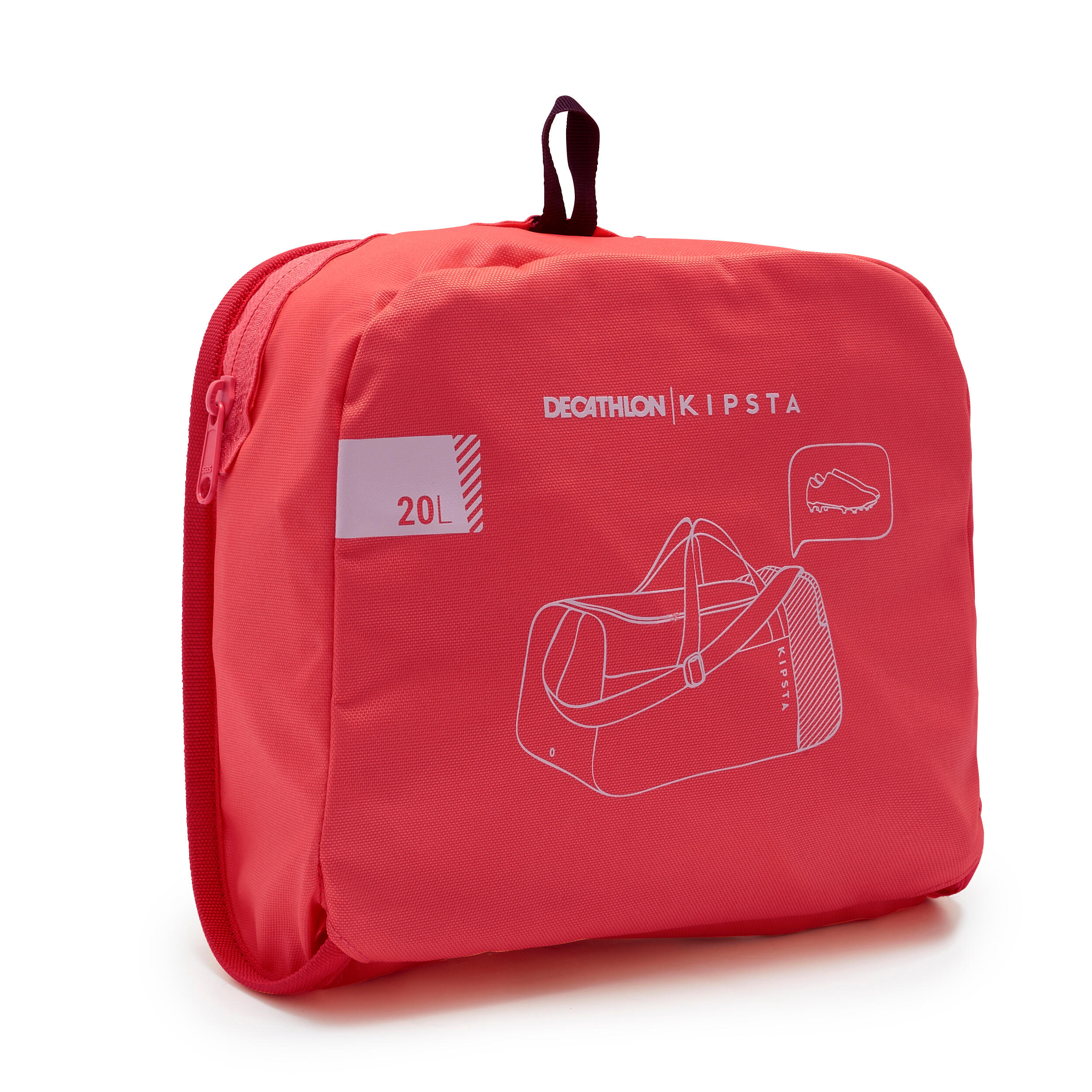 20 L Sports Bag - Essential Pink - KIPSTA