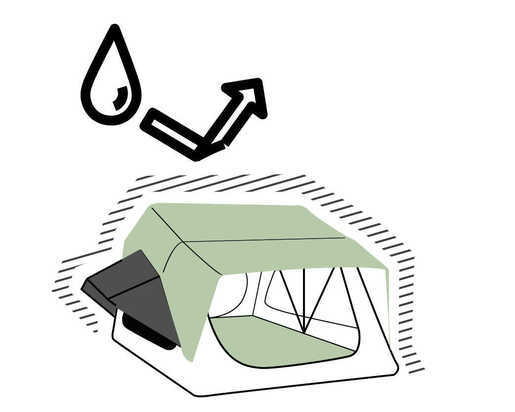 Entretenir et réparer une tente de toit MH500 FRESH & BLACK 2P