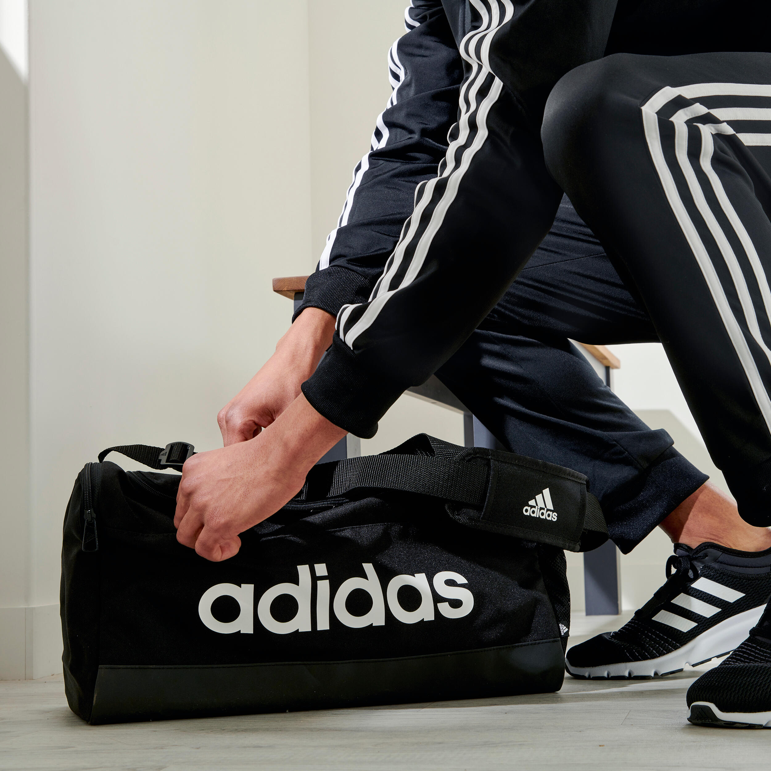 Borsa Adidas nera ADIDAS | DECATHLON