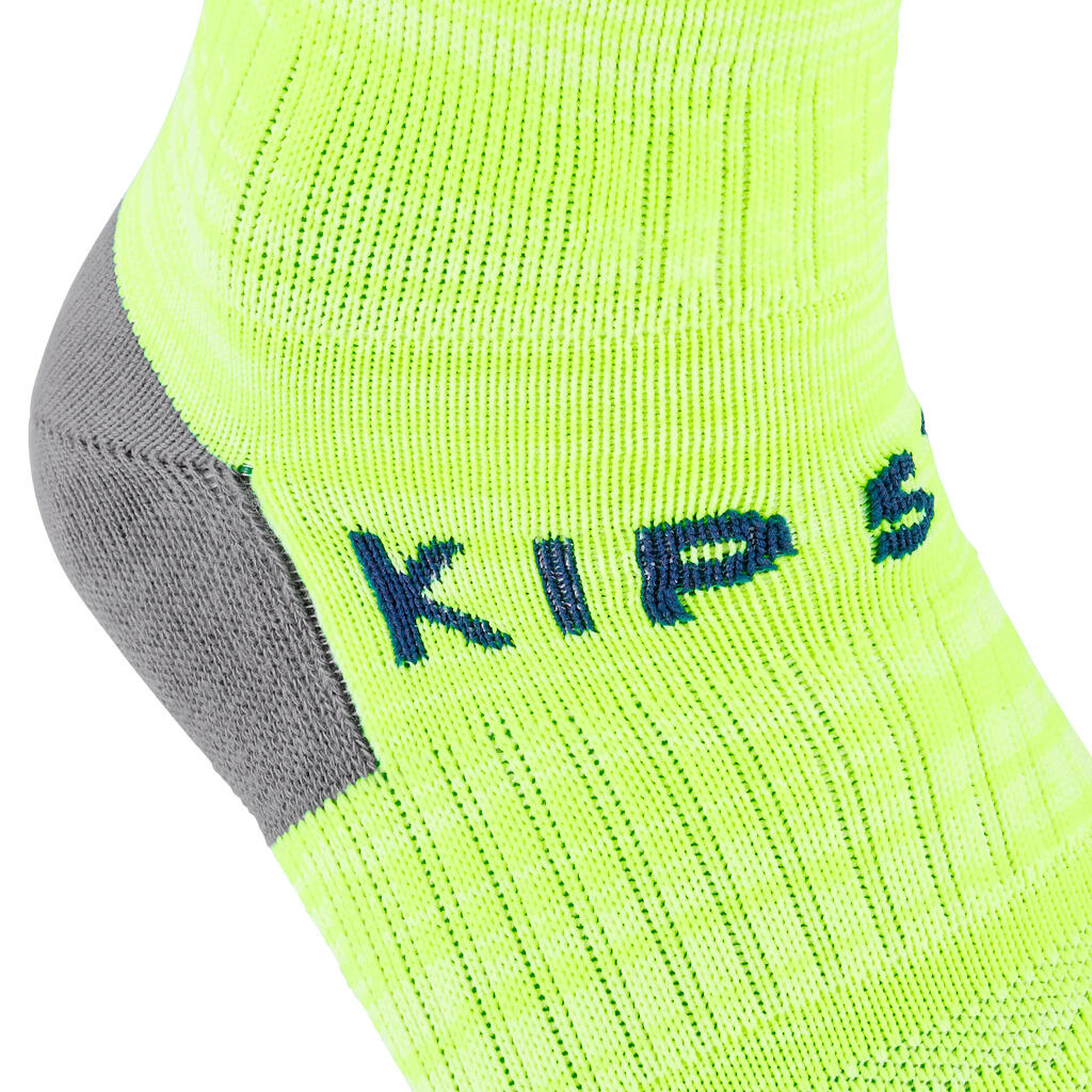 Chaussettes de football adulte Traxium jaune