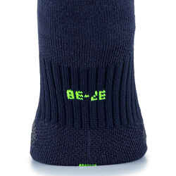 Kids' High Football Socks CLR - Blue/Neon Yellow