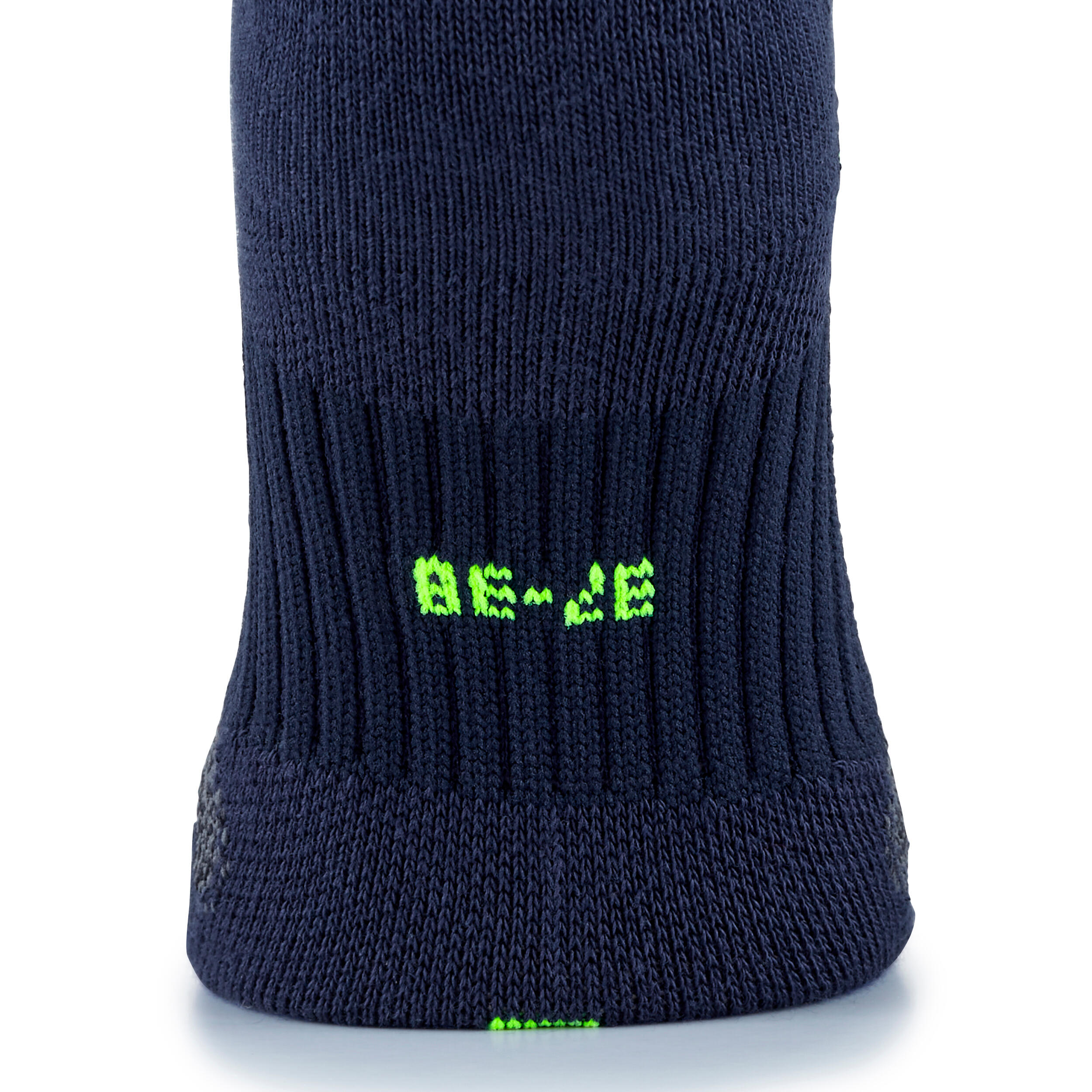 Kids' High Football Socks CLR - Blue/Neon Yellow 5/5