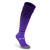 Chaussettes de football enfant viralto club jr rayées violet