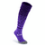 Chaussettes de football enfant viralto club jr rayées violet