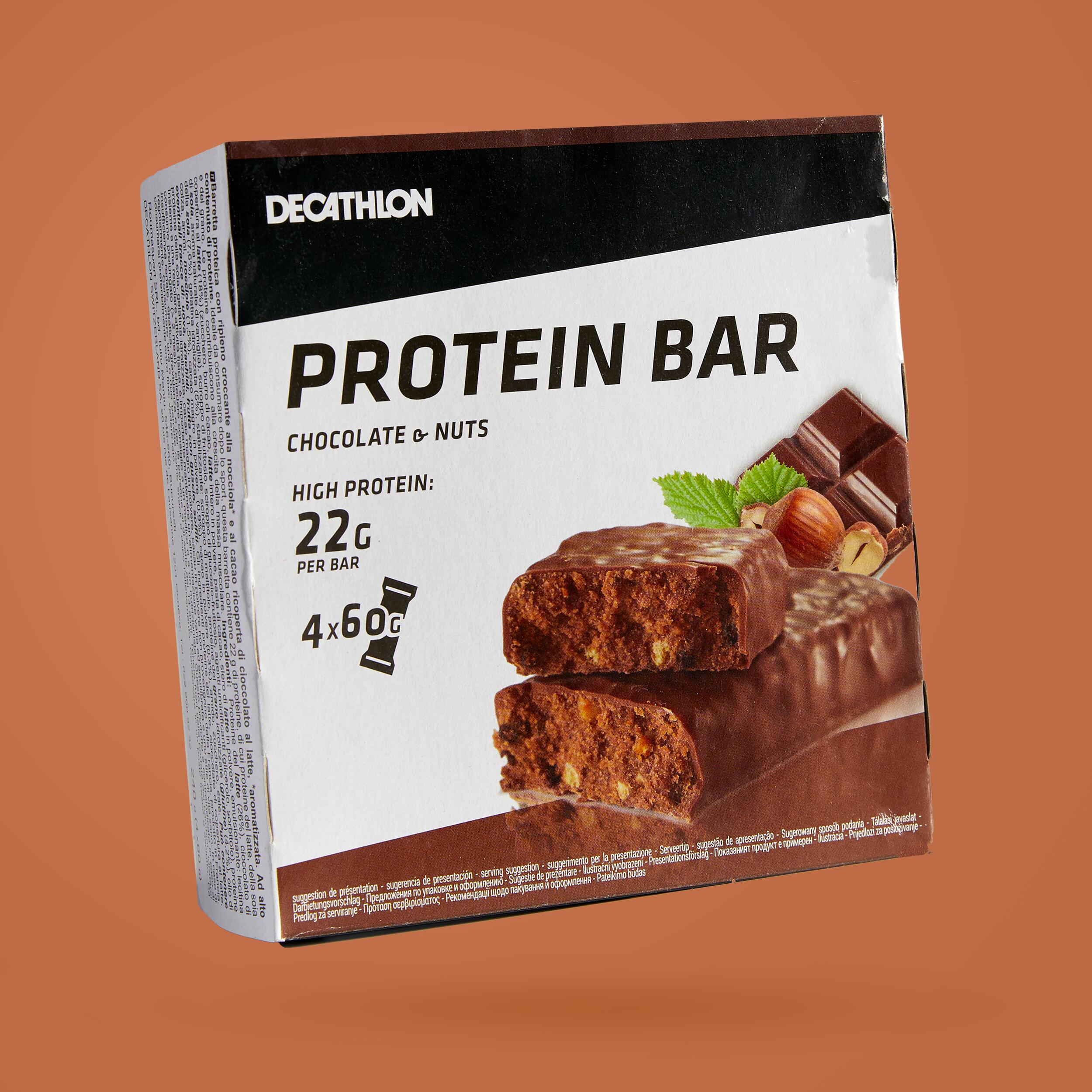 Baton proteic cioco-alune 4x decathlon.ro  Proteine si suplimente Alimentare
