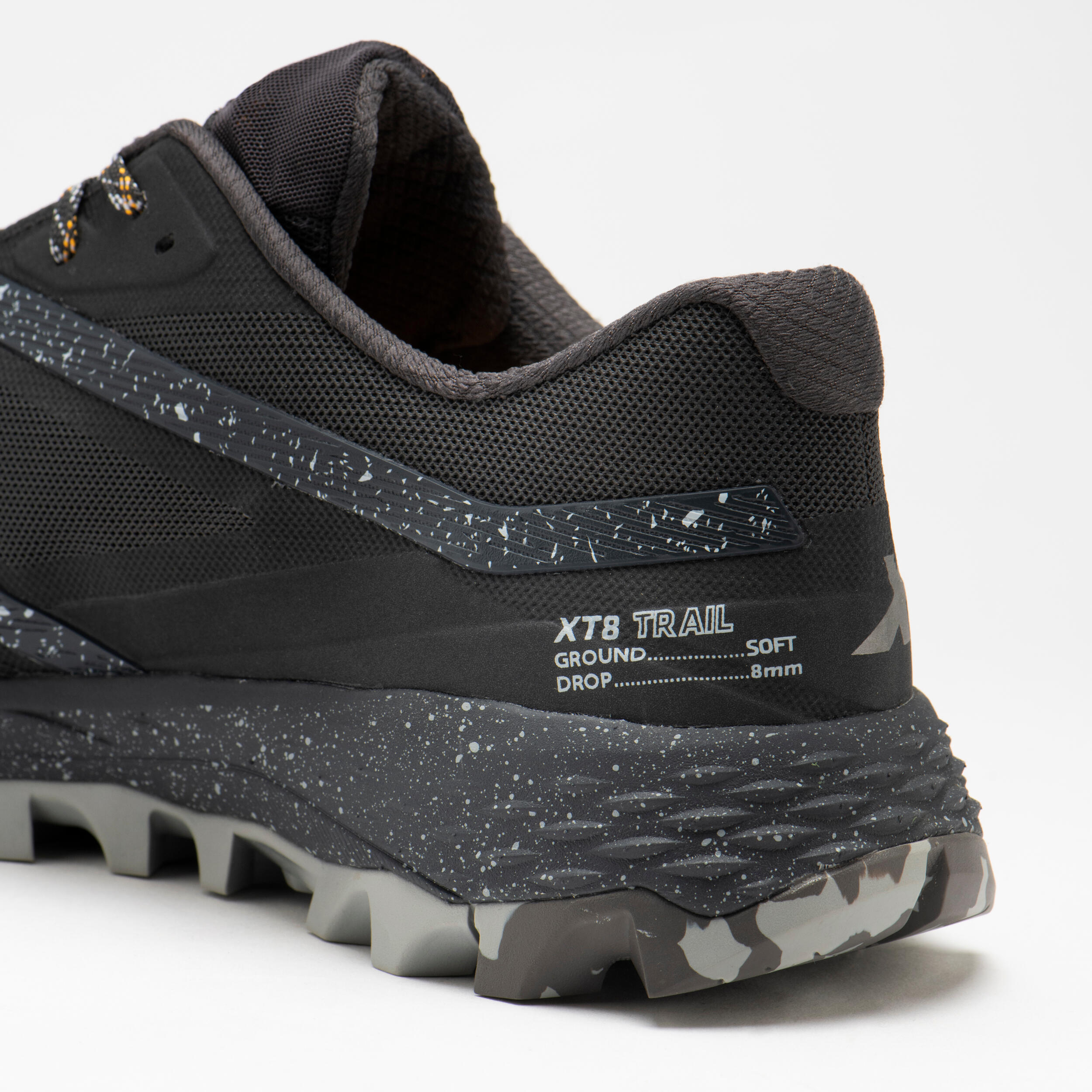 Tenis de trail running para hombre XT8 Negro y gris Decathlon