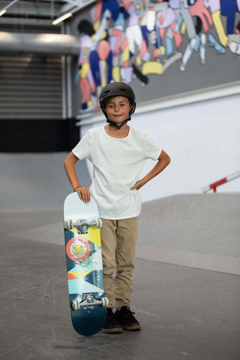 SKATEBOARD VOOR KINDEREN VAN 8 TOT 12 JAAR CP500 MID FLAG MAAT 7.5″