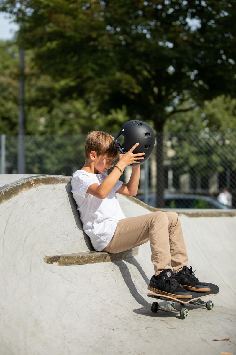 PLANCHE DE SKATE ENFANT 8 - 12 ANS CP100 MID COSMIC TAILLE 7.6