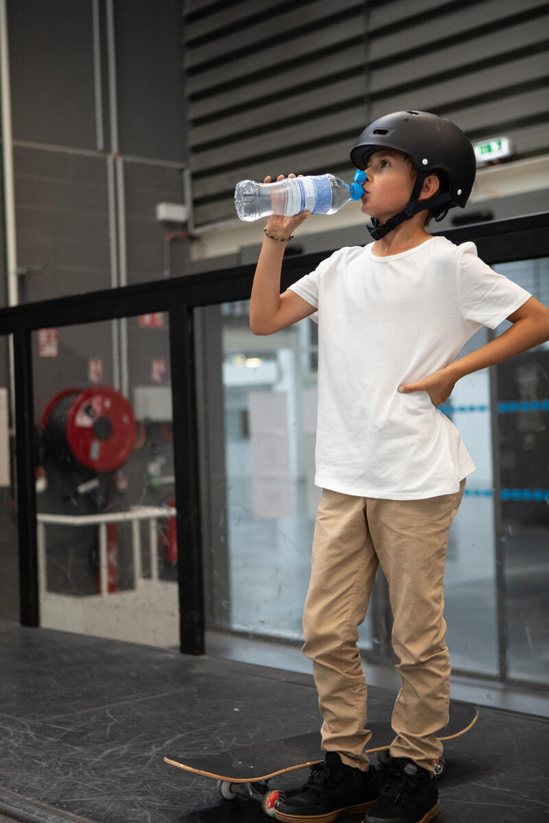 PLANCHE DE SKATE ENFANT 8 - 12 ANS CP100 MID GEOMETRIC TAILLE 7.6 pour les  clubs et collectivités