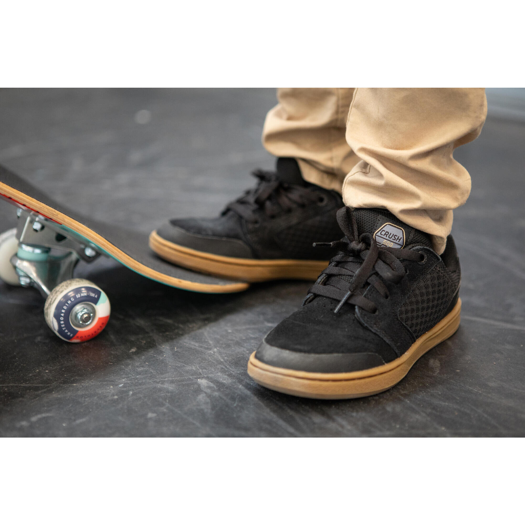 SKATEBOARD PER BAMBINI 8 - 12 ANNI CP100 MID GEOMETRIC MISURA 7,6