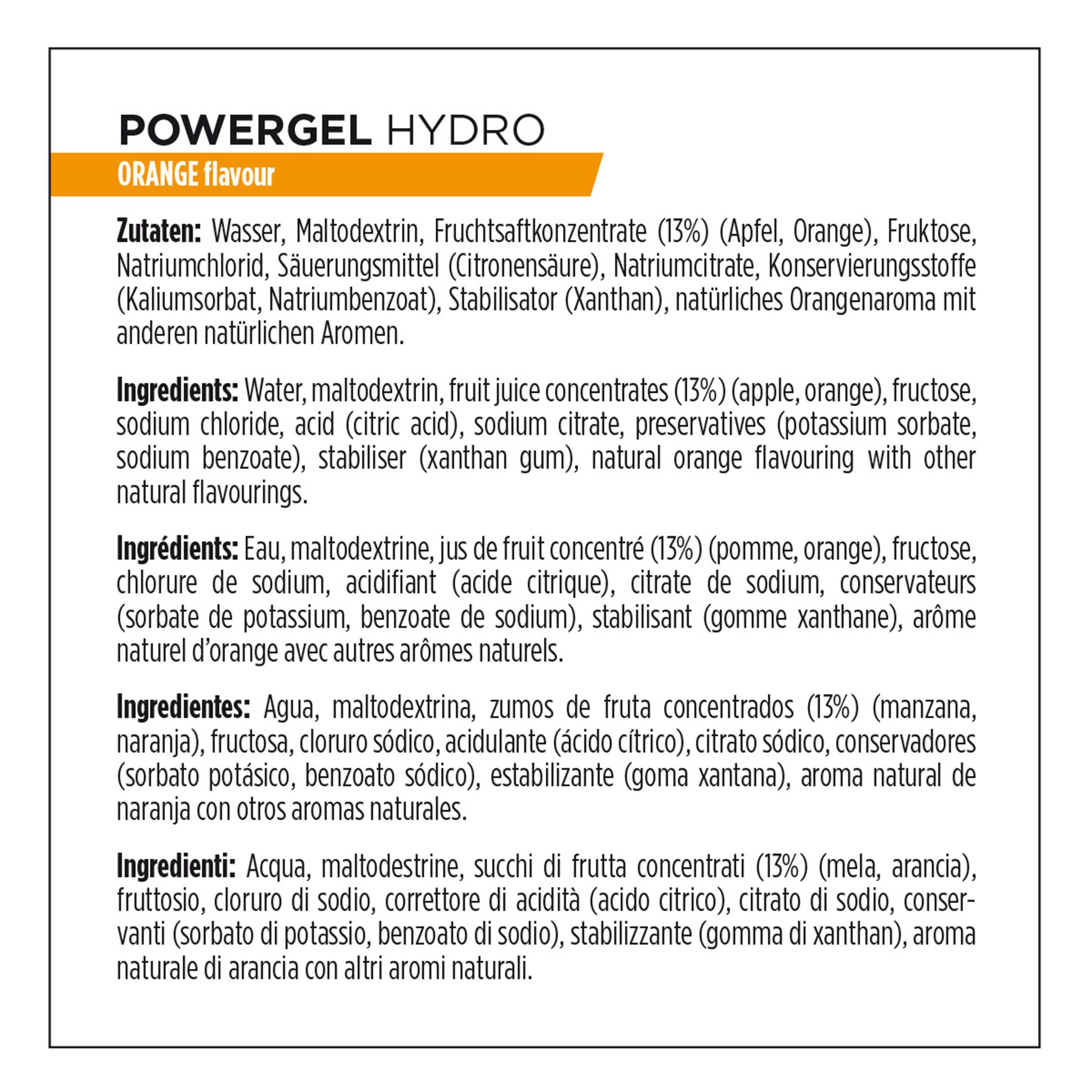 Miscela idrogel POWERBAR *4 Edizione limitata