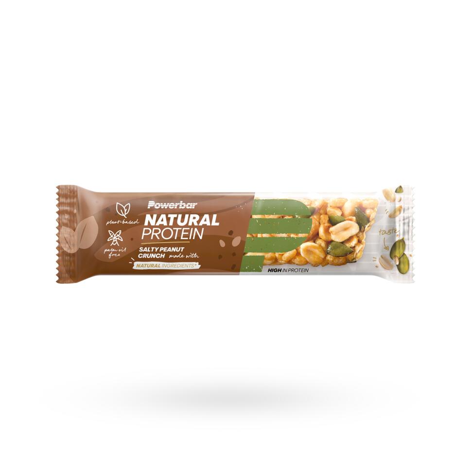Baton białkowy Powerbar naturalny słone orzeszki ziemne Crunch (3 x 40 g)