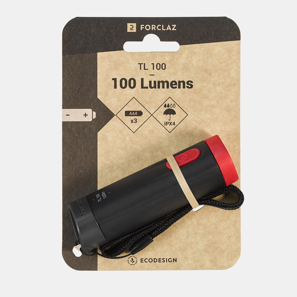 Baterka TL100 na baterky 100 lúmenov 