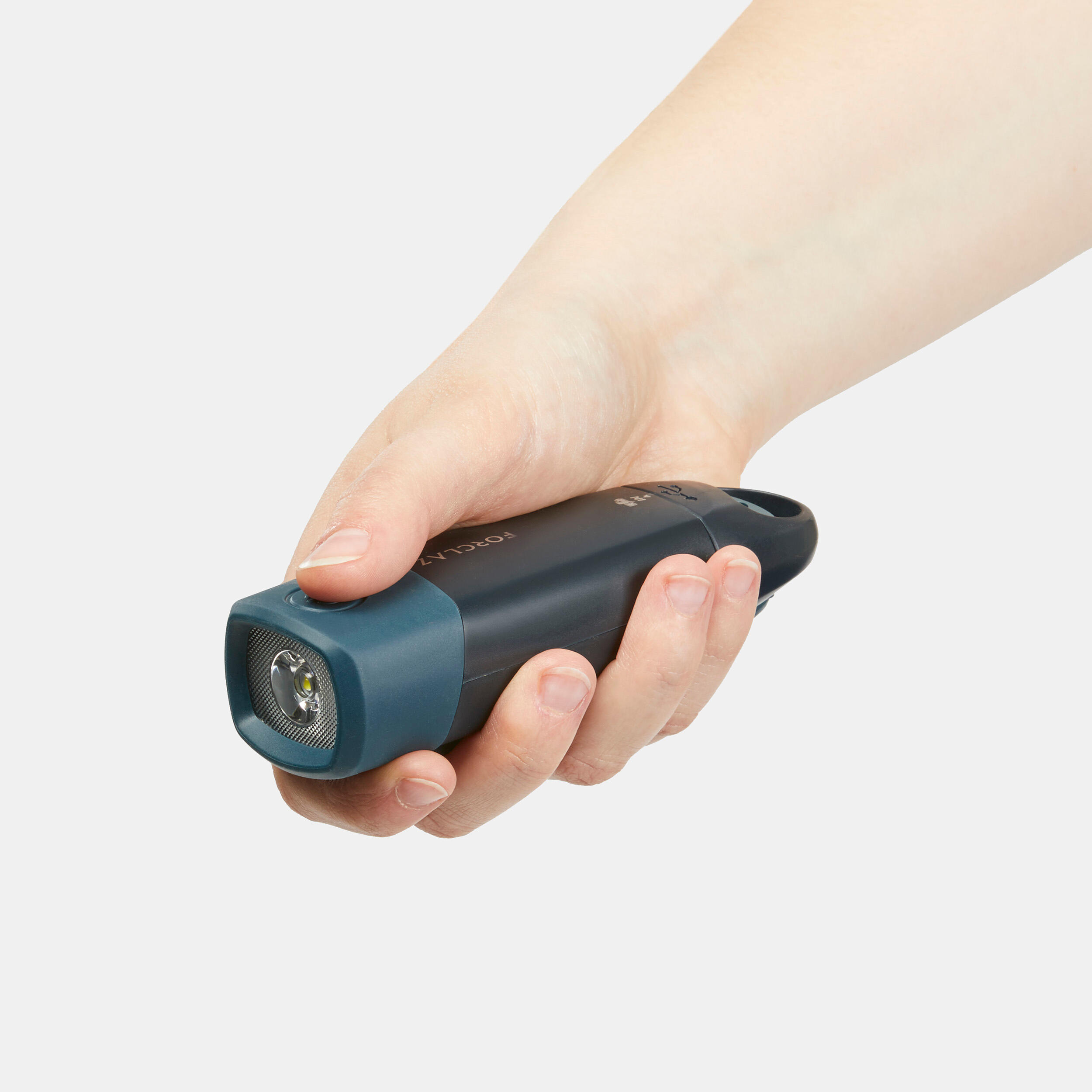 Dynamoc 500 camping USB flashlight - FORCLAZ