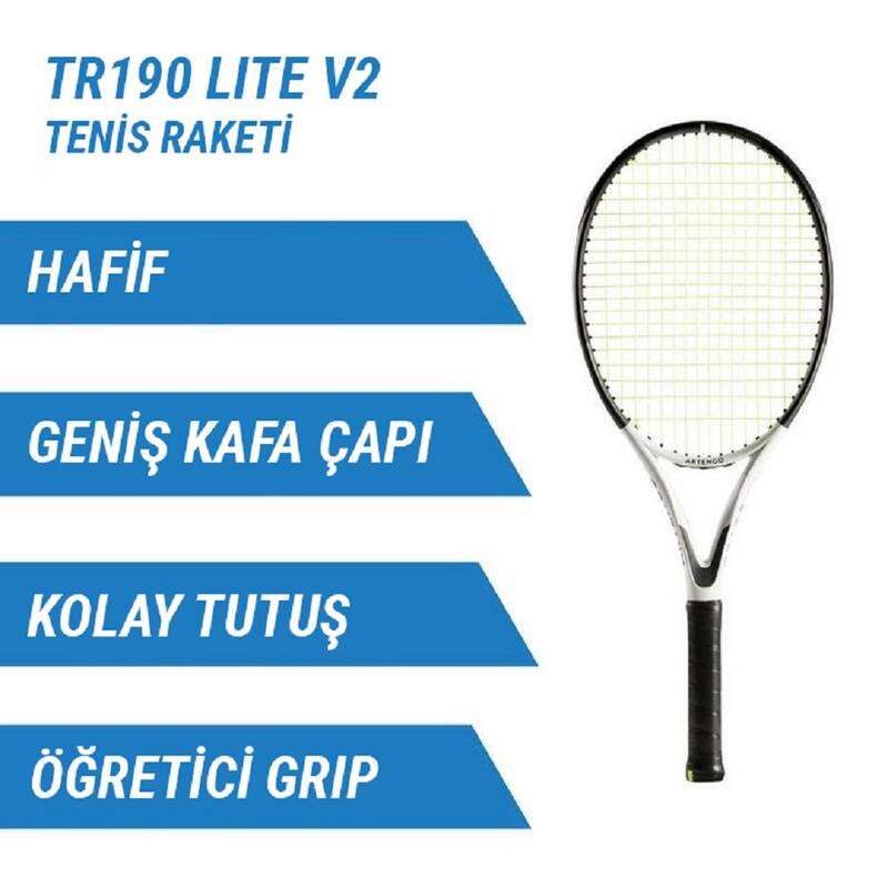 Yetişkin Tenis Raketi - 260 g - TR190 LITE V2