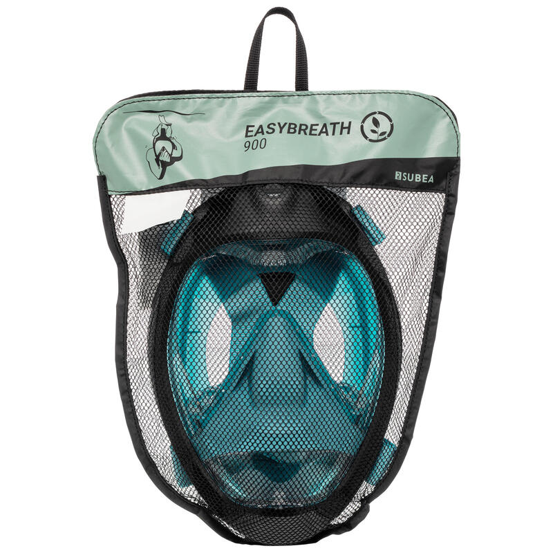 Tauchmaske Damen/Herren Easybreath 900 blau