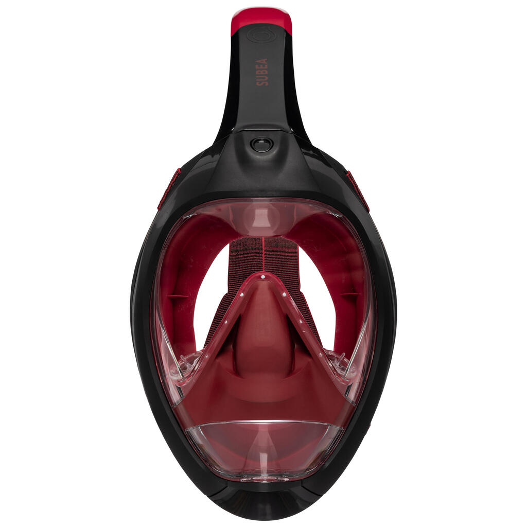 Adult Easybreath dive Mask 900 - Black