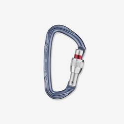 Schroefkarabiner voor klimmen en bergsport Rocky M Secure paars