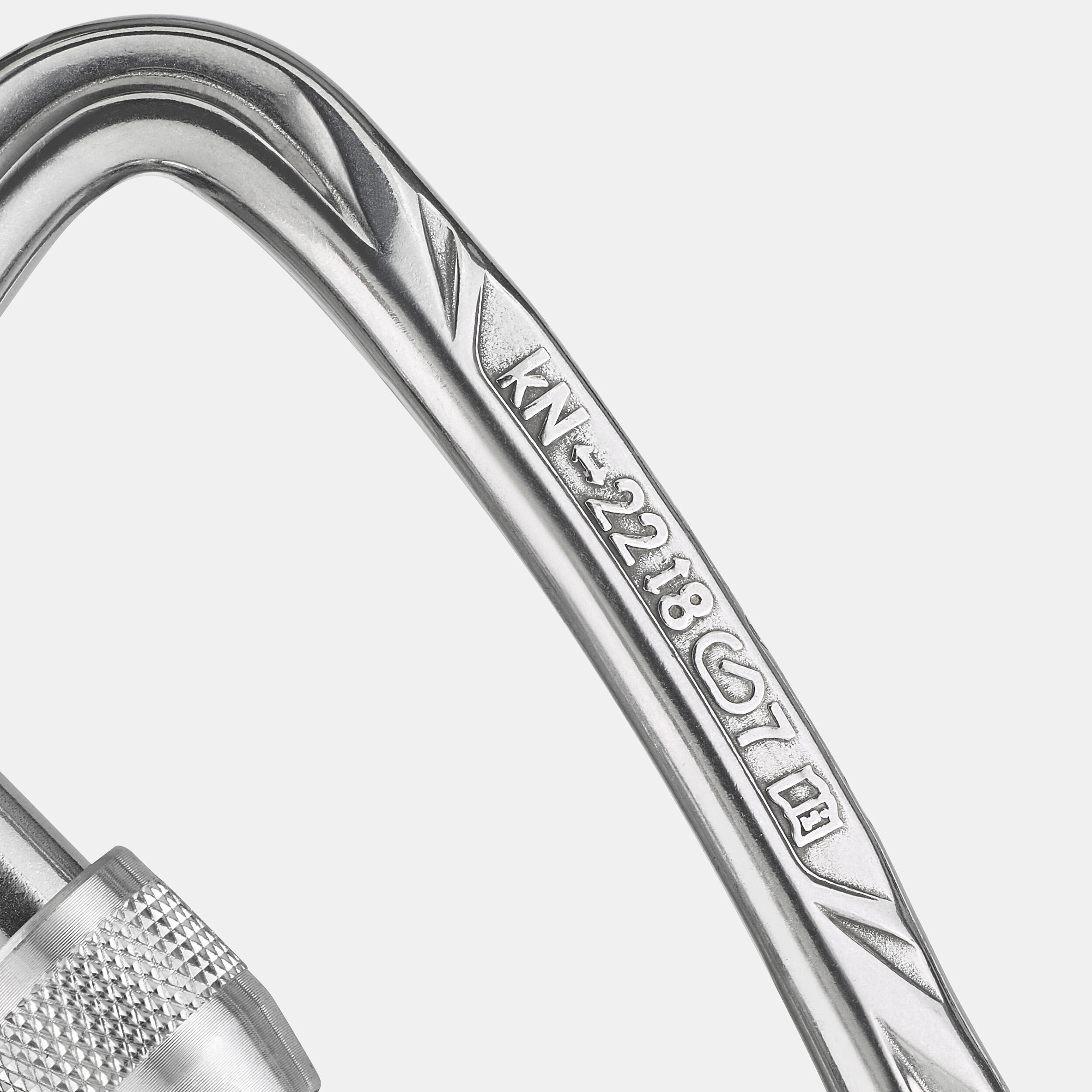 Climbing Screwgate Carabiner - Rocky M Polish - SIMOND