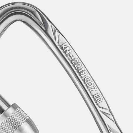 ΒΙΔΩΤΟ CARABINER ΑΝΑΡΡΙΧΗΣΗΣ ΚΑΙ ΟΡΕΙΒΑΣΙΑΣ - ROCKY M ΓΥΑΛΙΣΤΕΡΟ