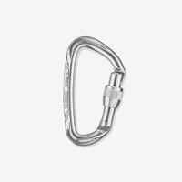 CLIMBING AND MOUNTAINEERING SCREWGATE CARABINER - ROCKY M POLISHED