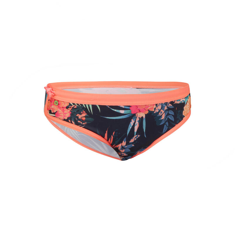 Cueca de Bikini de Surf MAS 900 Menina Preto