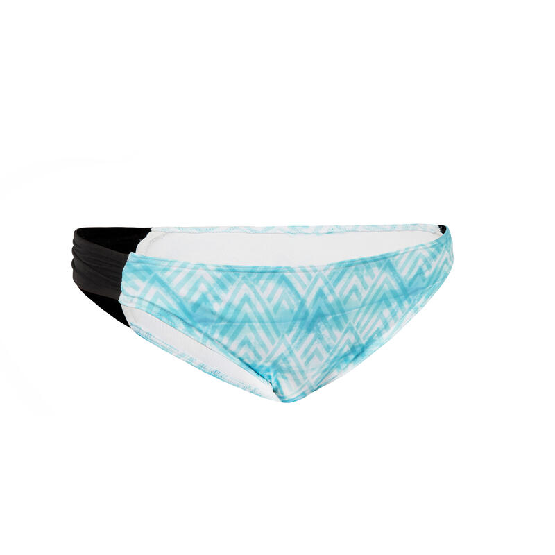 女童款衝浪泳褲MALOU 500－淺碧藍色
