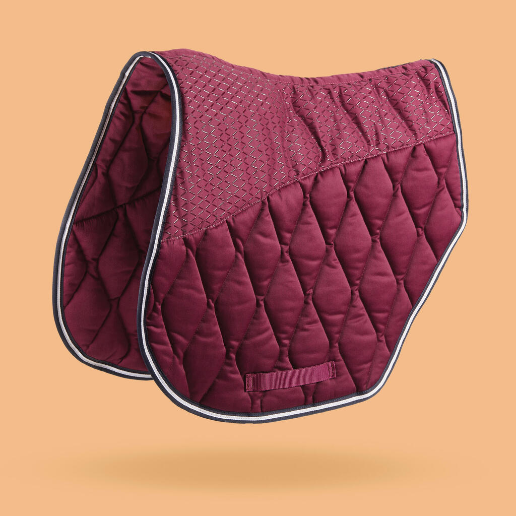 Horse & Pony Saddle Cloth 500 - Plum