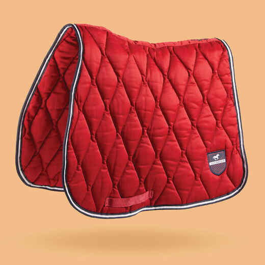 
      Horse & Pony Saddle Cloth 500 - Garnet Red
  