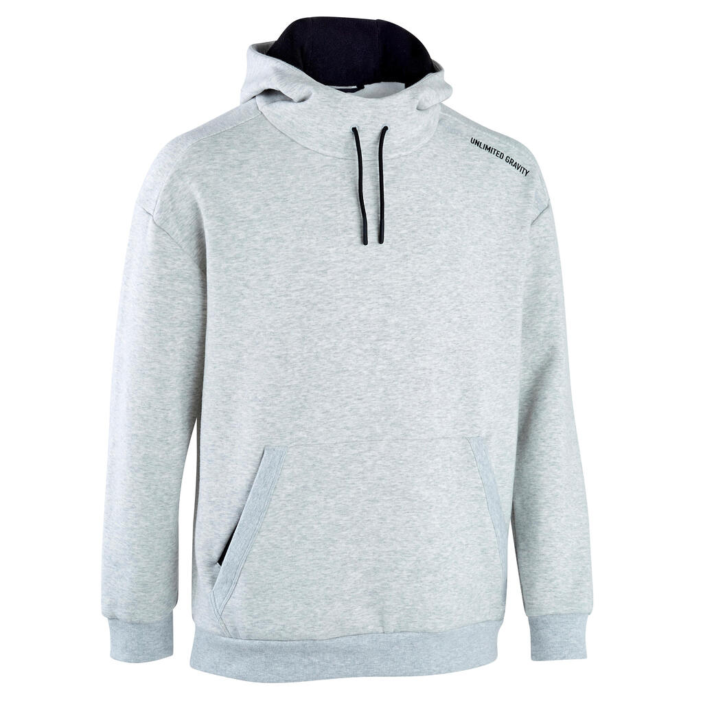 Men's Sports and Parkour Hoodie - Light Grey