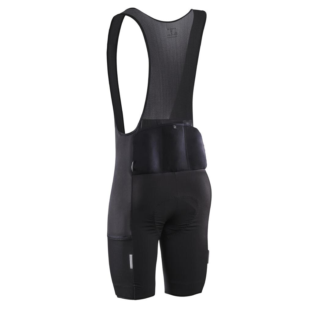 Cycling Cargo Bib Tights Gravel 500 - Black