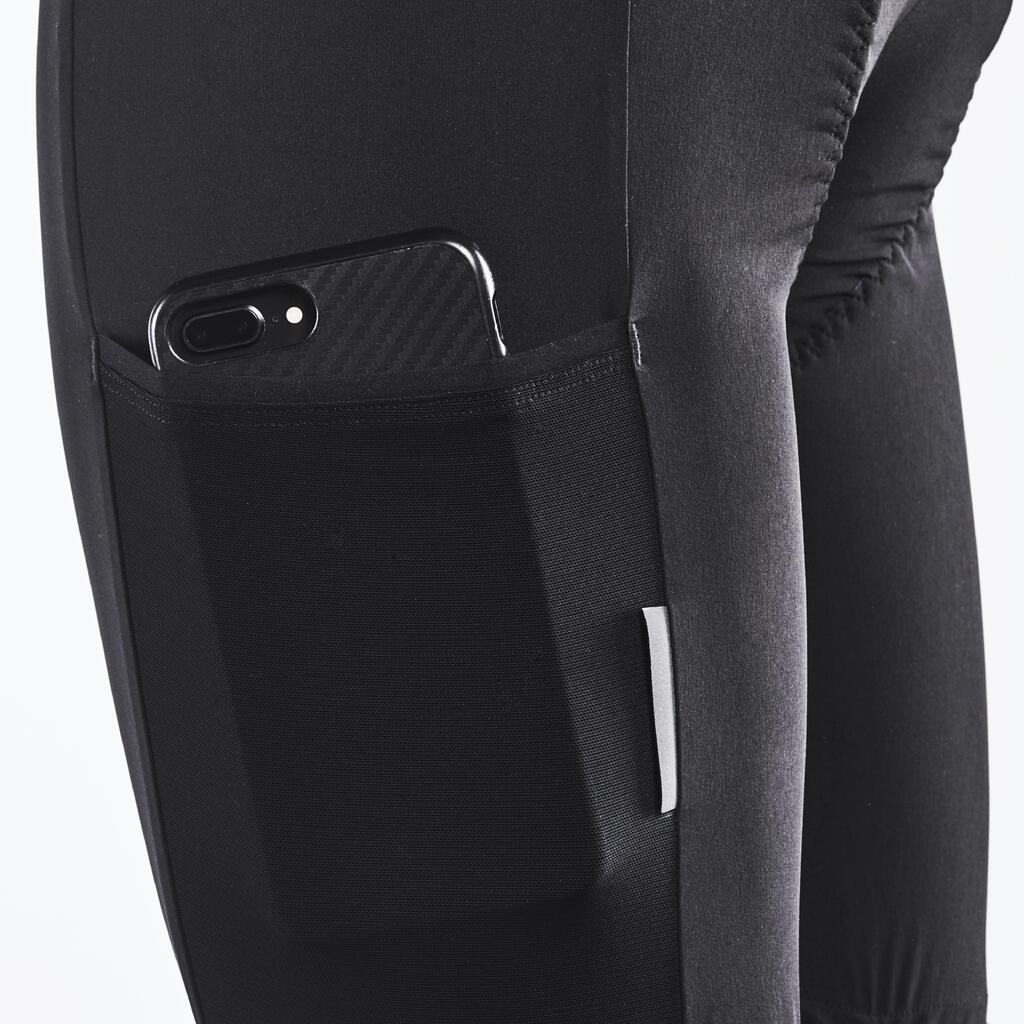 Cycling Cargo Bib Tights Gravel 500 - Black