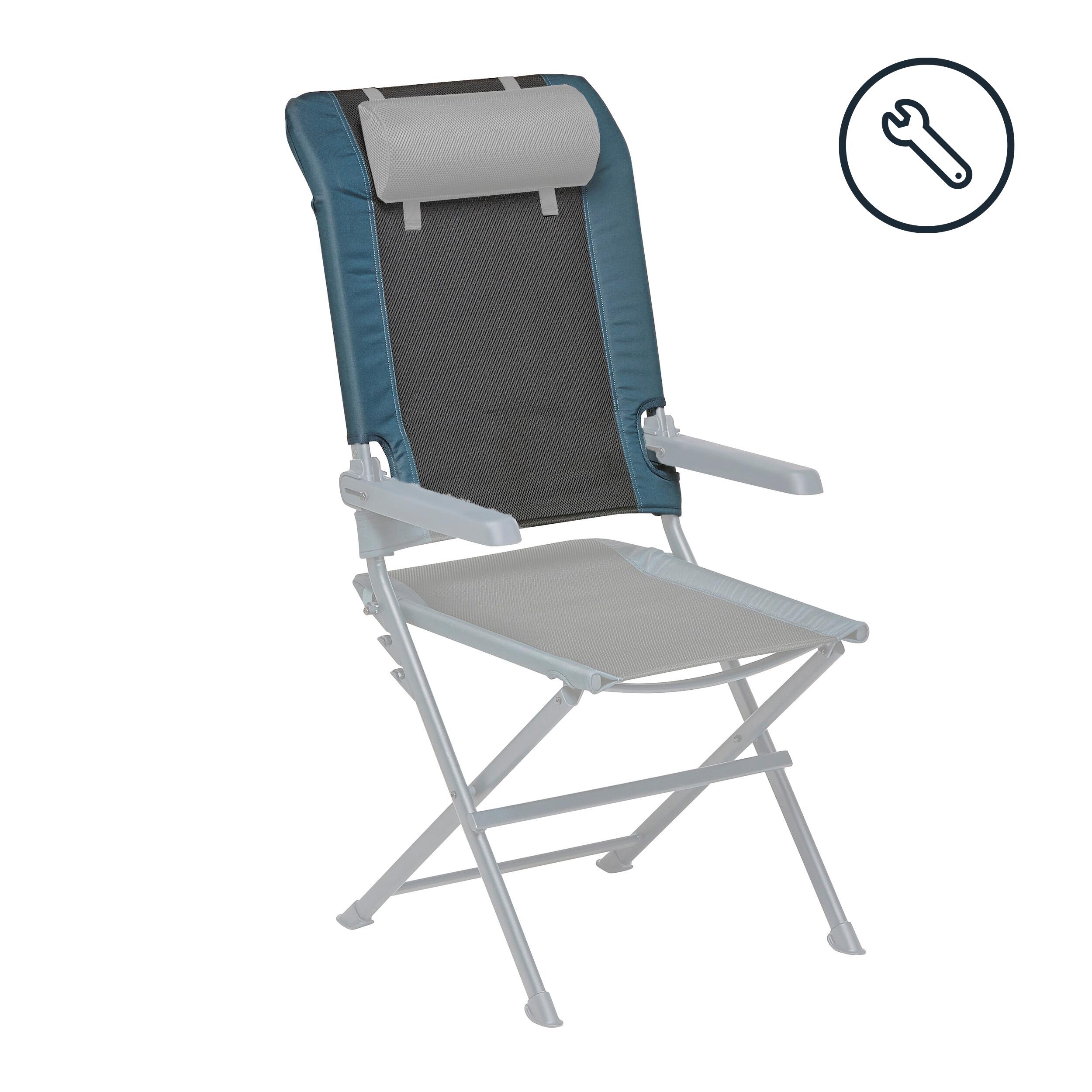 Multi-position chillmeal chair backrest change.