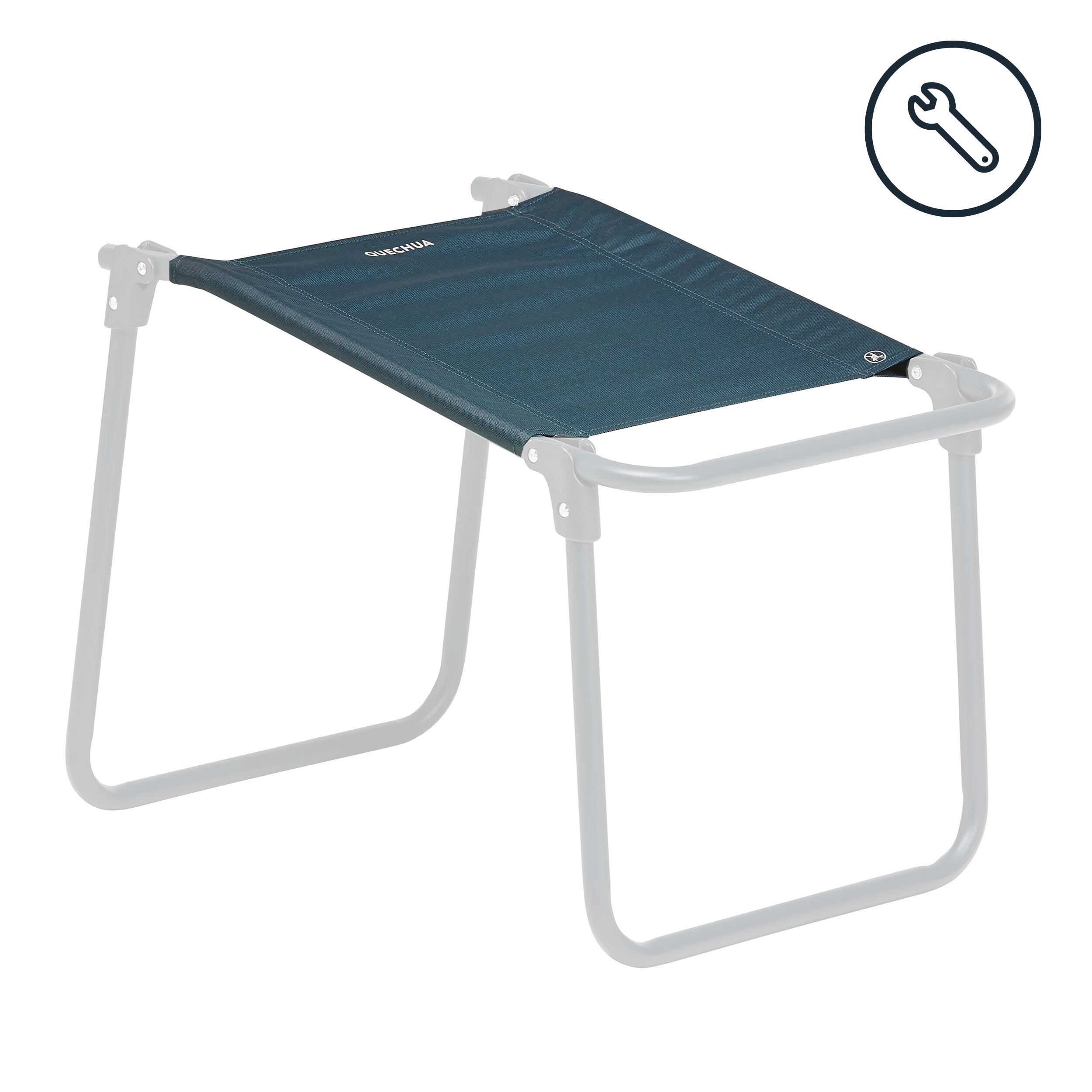 Quechua - Toile De Rechange - Pièce Détachée Pour Repose Jambes - Fauteuil - Sav Sports Montagne / Marche Sportive - Bleu-vert - Taille Unique -