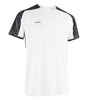 Fussballtrikot kurzarm VIRALTO Damen/Herren weiss/schwarz